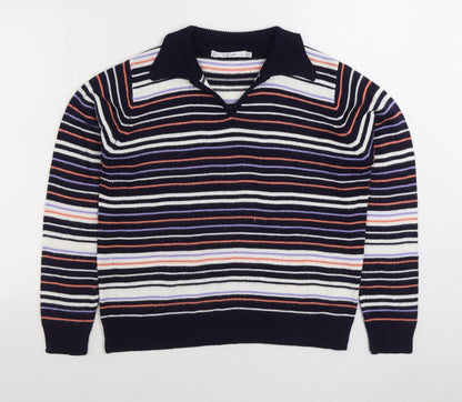 Womens UK Size M EWM Multicoloured Pullover Jumper