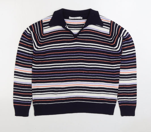 Womens UK Size M EWM Multicoloured Pullover Jumper