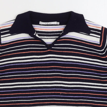 Womens UK Size M EWM Multicoloured Pullover Jumper