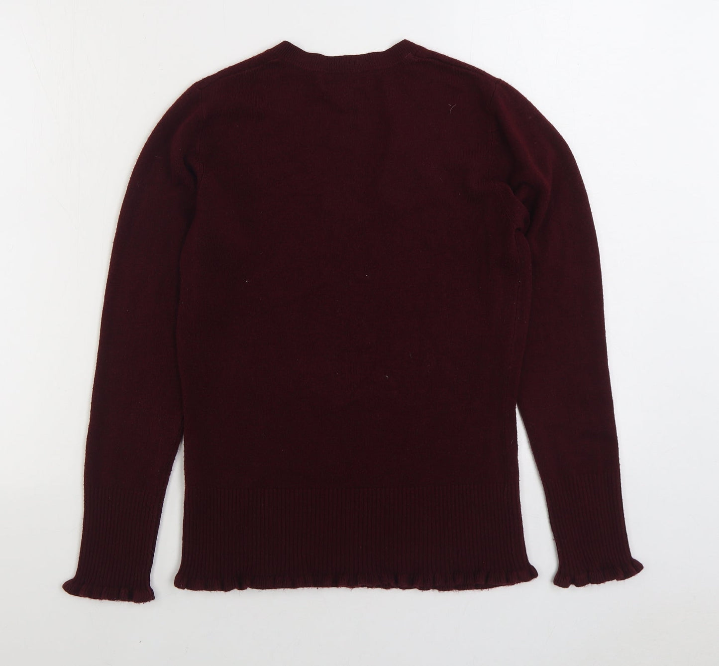 Womens UK Size 10 Debenhams Red Pullover Jumper