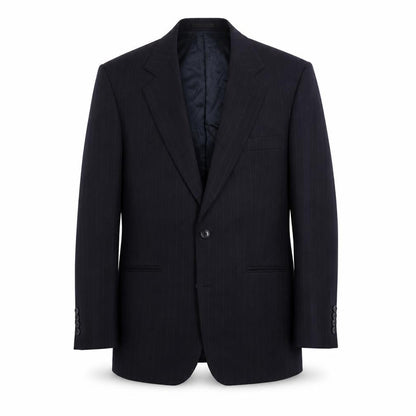 Mr. Harry Mens Blue Striped Wool Jacket Suit Jacket Size 40