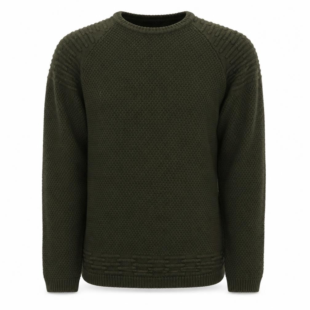 Mens UK Size S PEP&CO Green Pullover Jumper