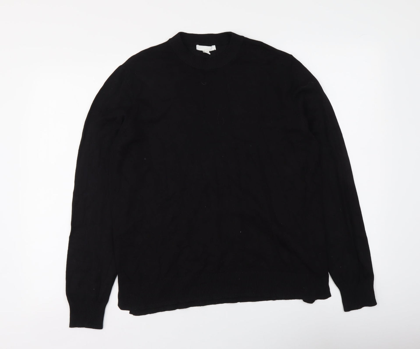 Womens UK Size M H&M Black Pullover Jumper