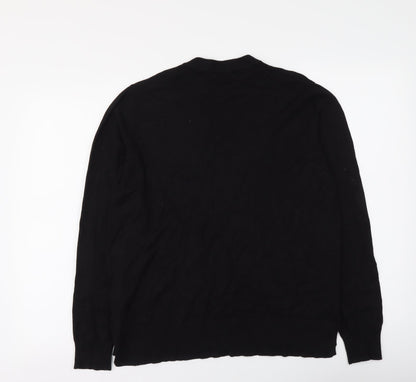 Womens UK Size M H&M Black Pullover Jumper