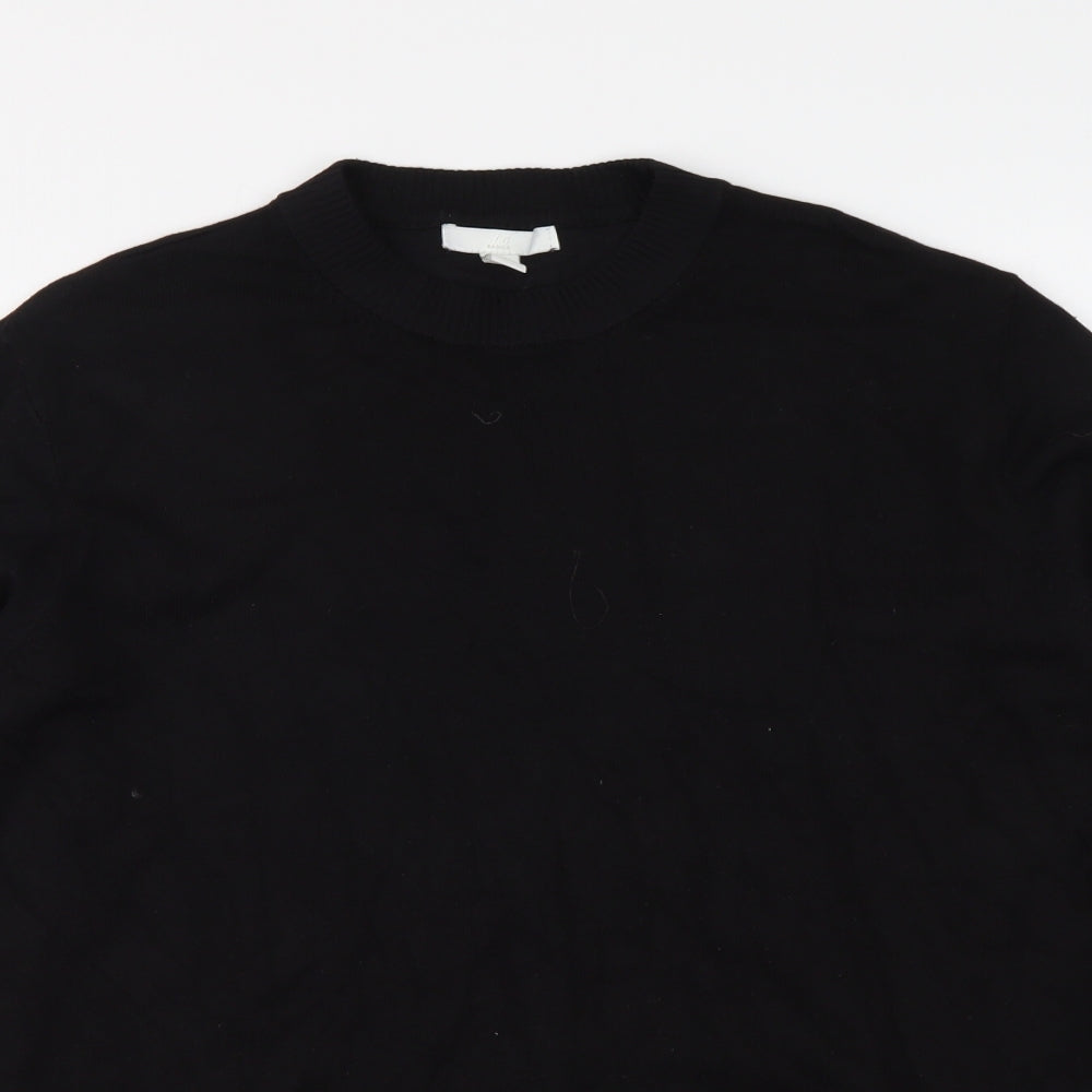 Womens UK Size M H&M Black Pullover Jumper