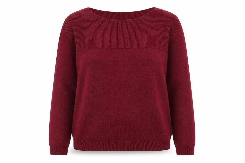 Womens UK Size 10 Essentials Purple Pullover Jumper