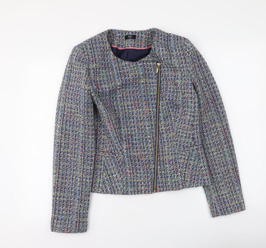 F&F Womens Blue Jacket Size 10 Zip