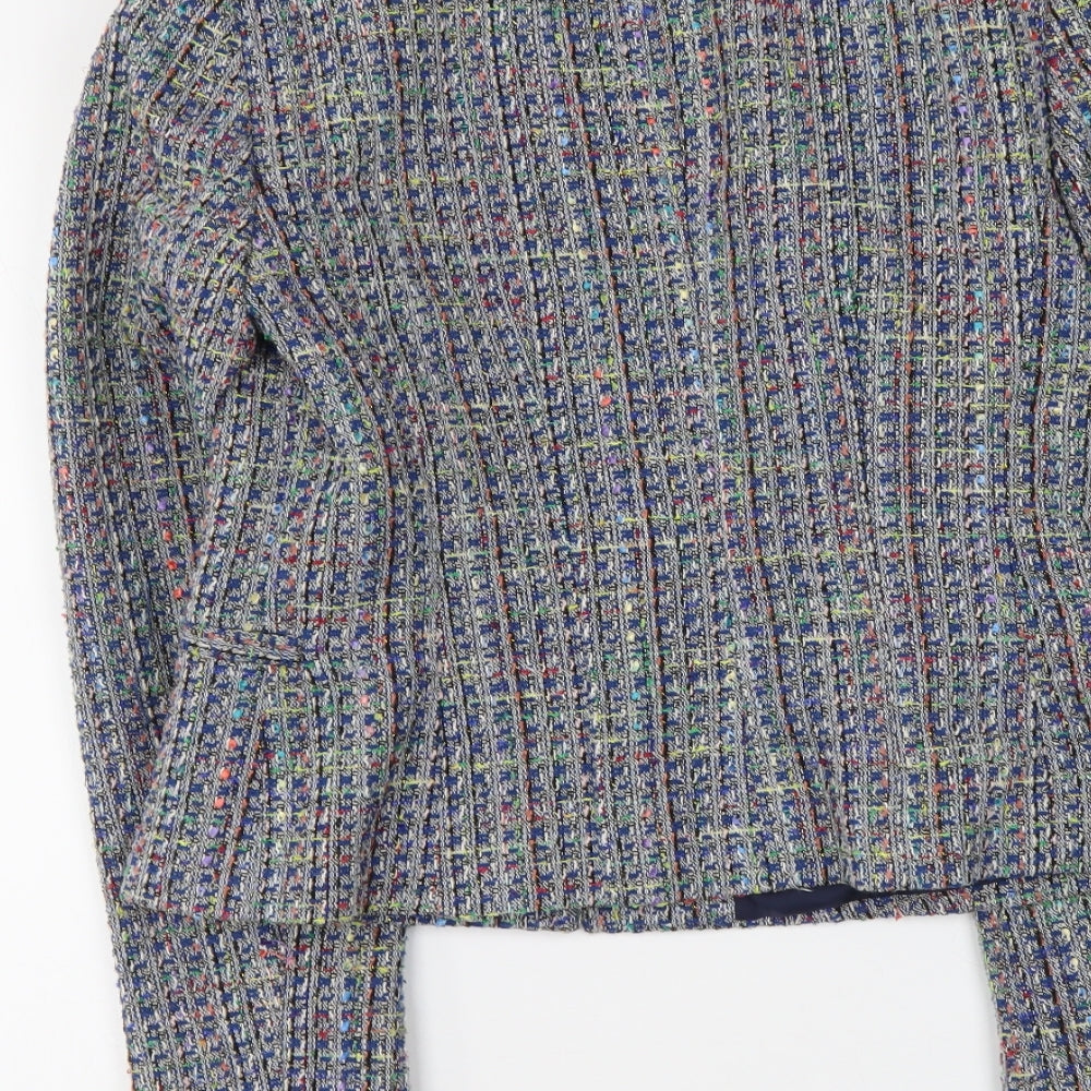 F&F Womens Blue Jacket Size 10 Zip