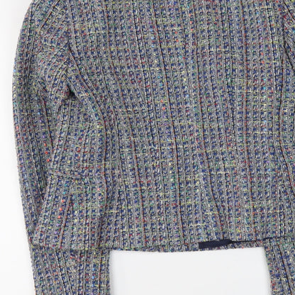 F&F Womens Blue Jacket Size 10 Zip