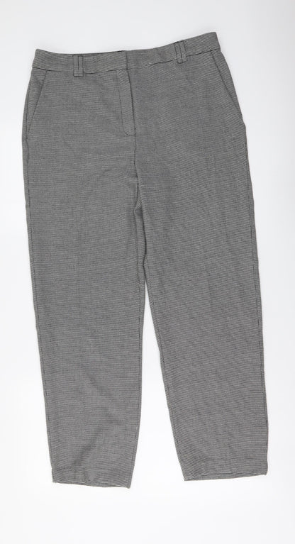 Womens UK Size 12 Marks and Spencer Regular Fit  Grey Trousers