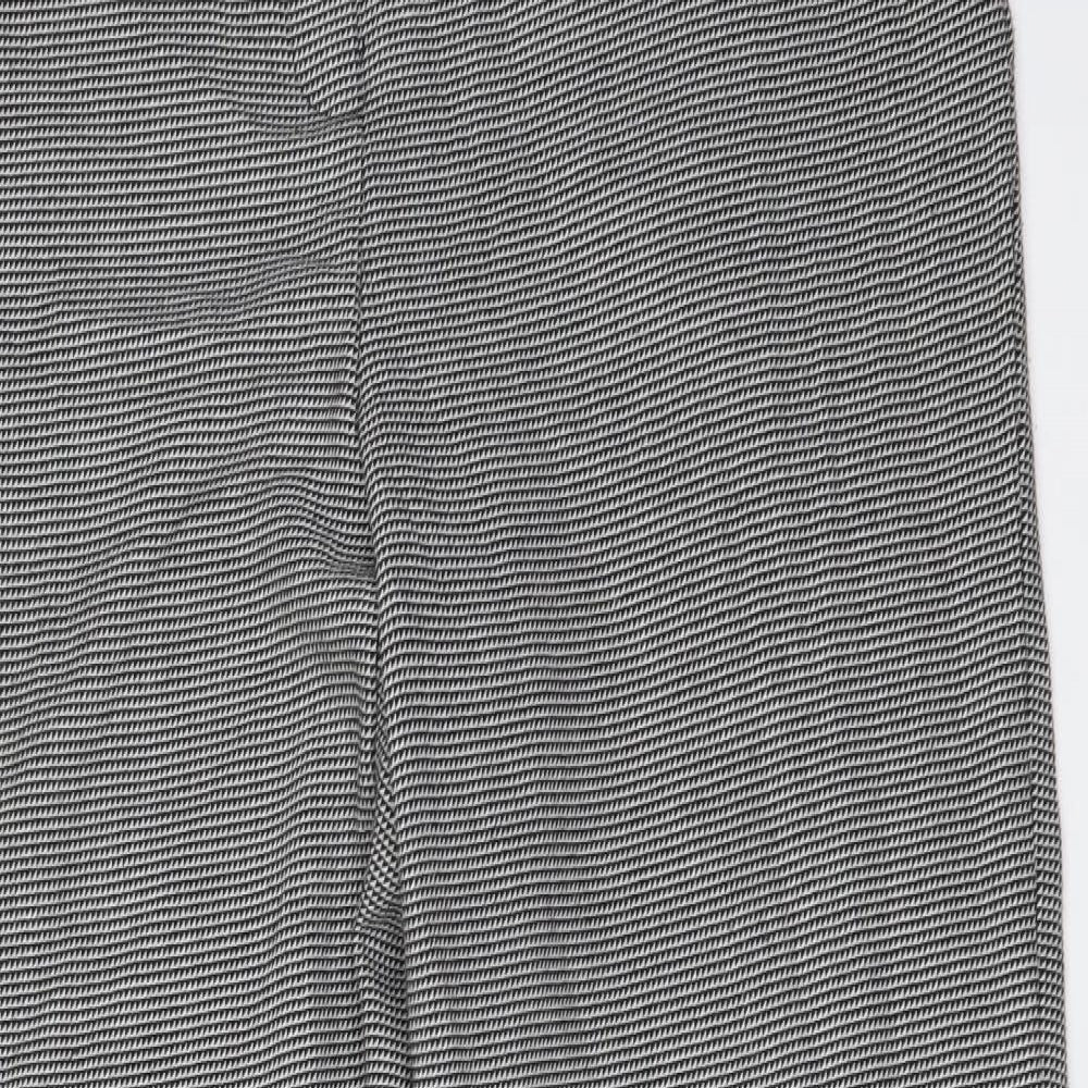 Womens UK Size 12 Marks and Spencer Regular Fit  Grey Trousers