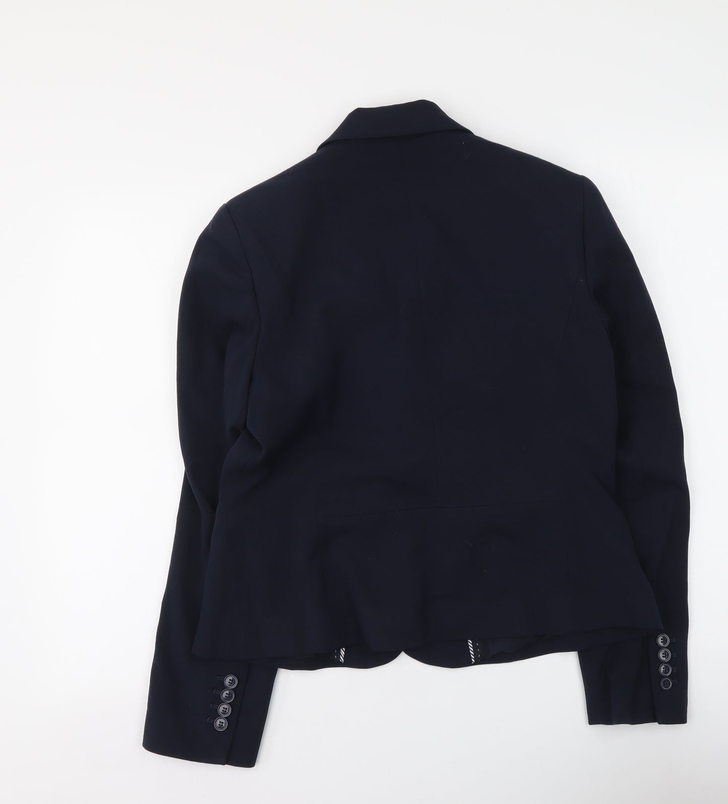 Marks and Spencer Womens Blue Polyester Jacket Suit Jacket Size 12