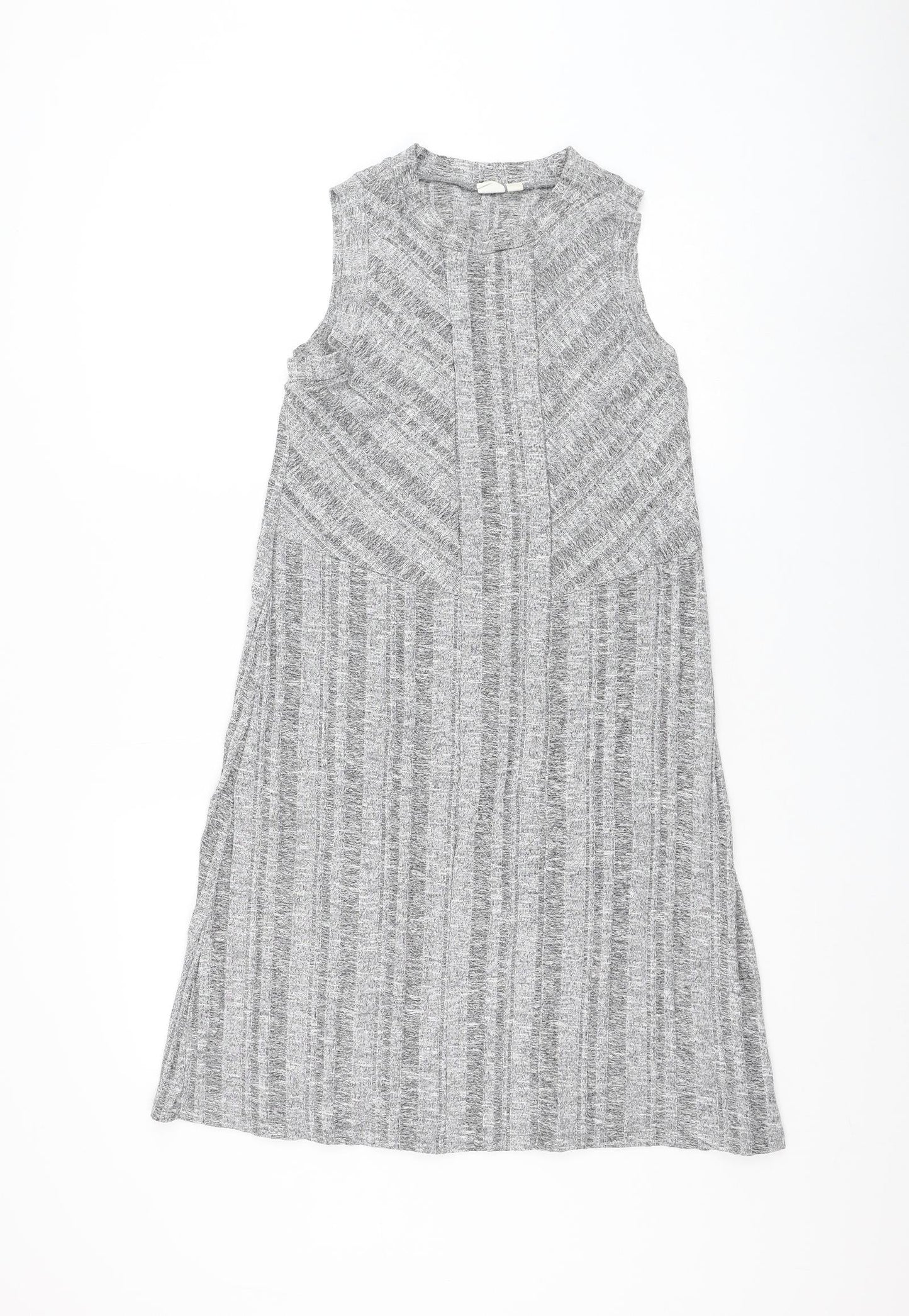 Gap Womens Grey Rayon Shift Size M Round Neck Pullover