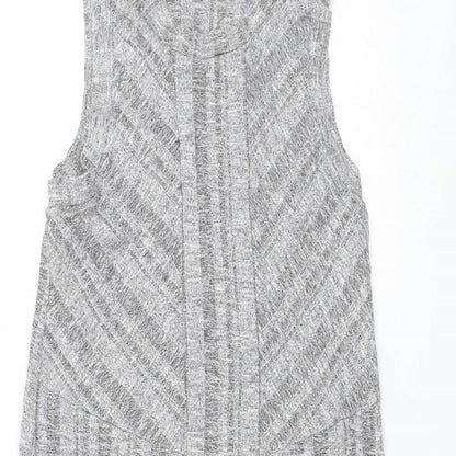 Gap Womens Grey Rayon Shift Size M Round Neck Pullover