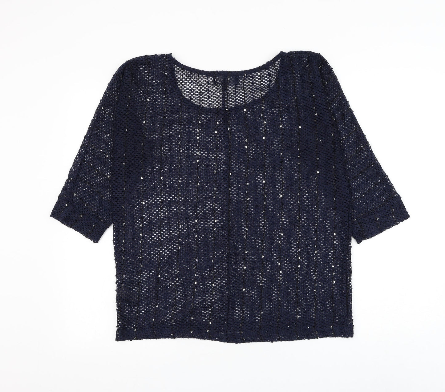 Womens UK Size 10 NEXT Blue Pullover Jumper
