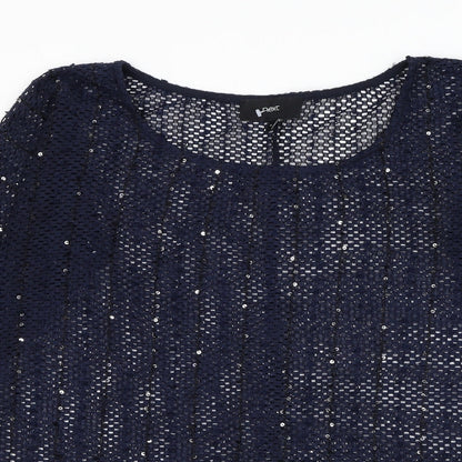 Womens UK Size 10 NEXT Blue Pullover Jumper