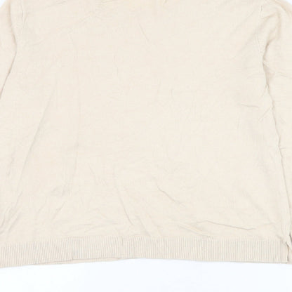 Womens UK Size L Oasis Beige Pullover Jumper