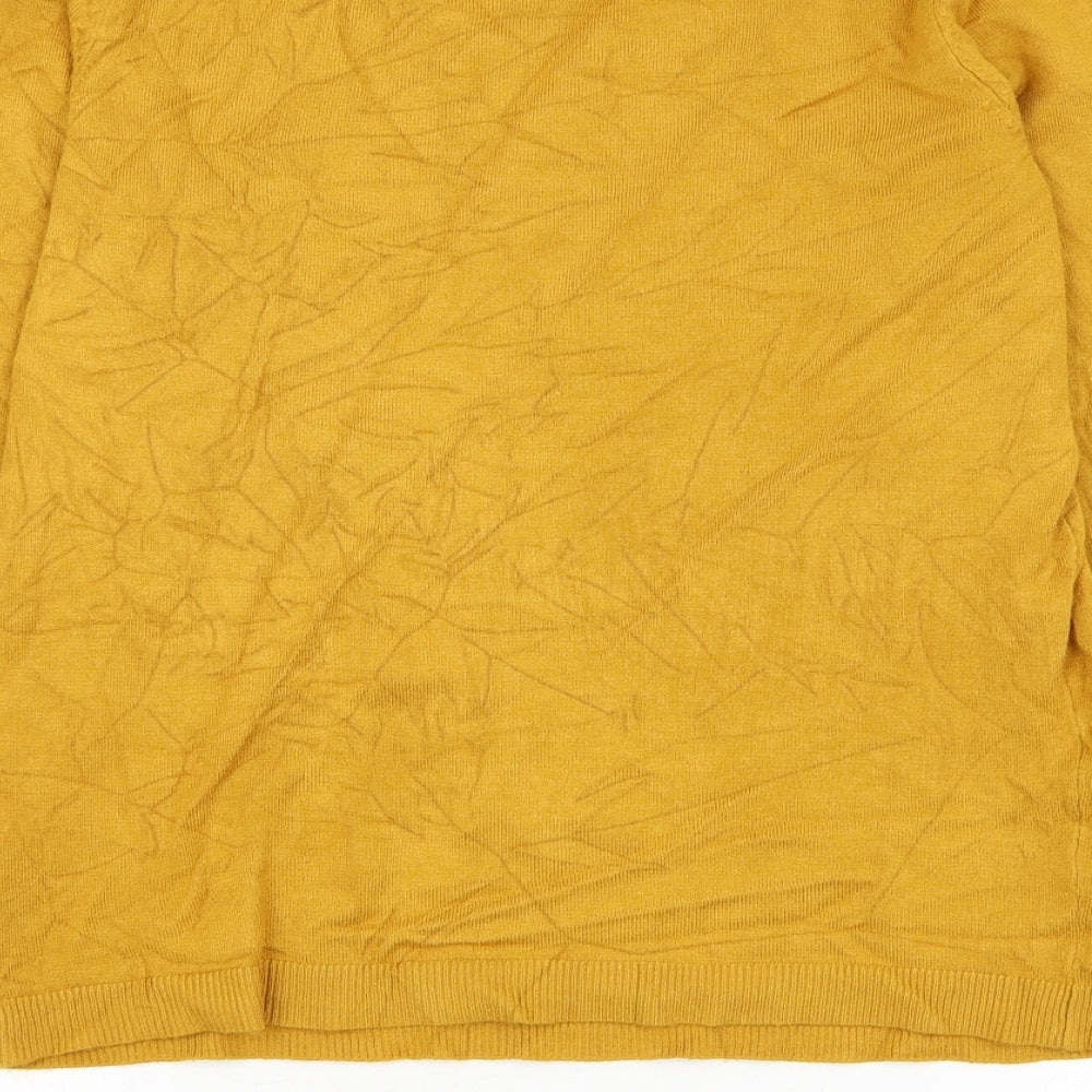Womens UK Size 12 Bonmarché Yellow Pullover Jumper