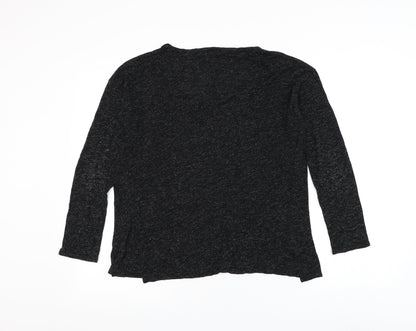 Womens UK Size 8 Topshop Black Pullover Jumper