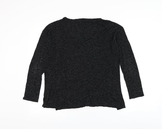 Womens UK Size 8 Topshop Black Pullover Jumper
