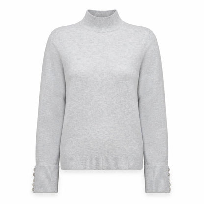 Womens UK Size 12 Topshop Grey Pullover Jumper