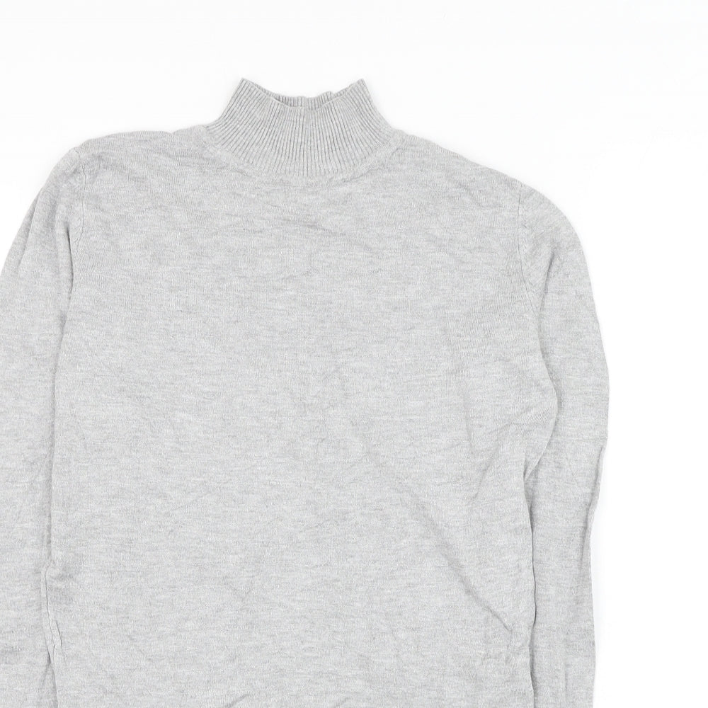 Womens UK Size 12 Topshop Grey Pullover Jumper