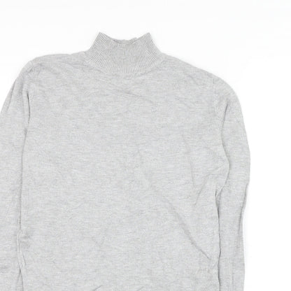 Womens UK Size 12 Topshop Grey Pullover Jumper