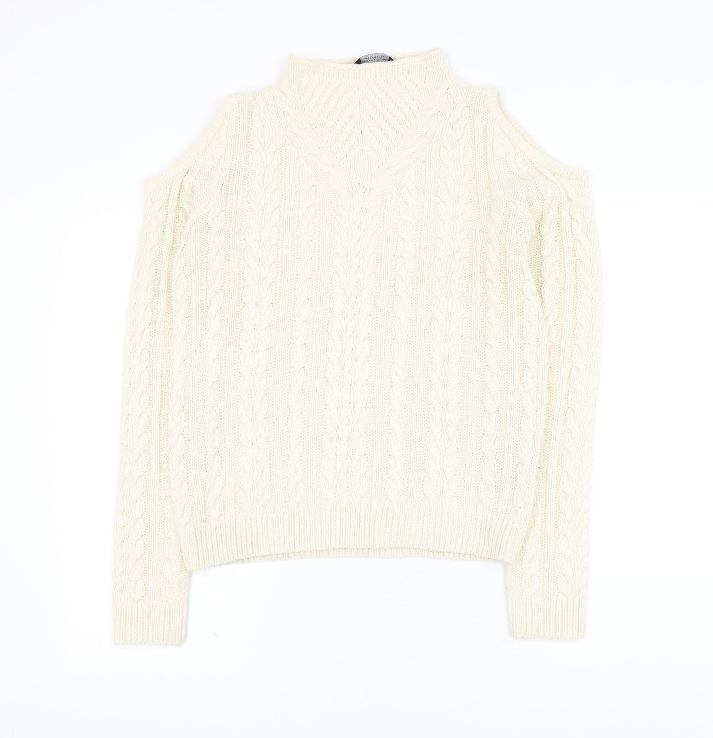 Womens UK Size 10 Dorothy Perkins Ivory Pullover Jumper
