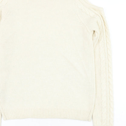Womens UK Size 10 Dorothy Perkins Ivory Pullover Jumper