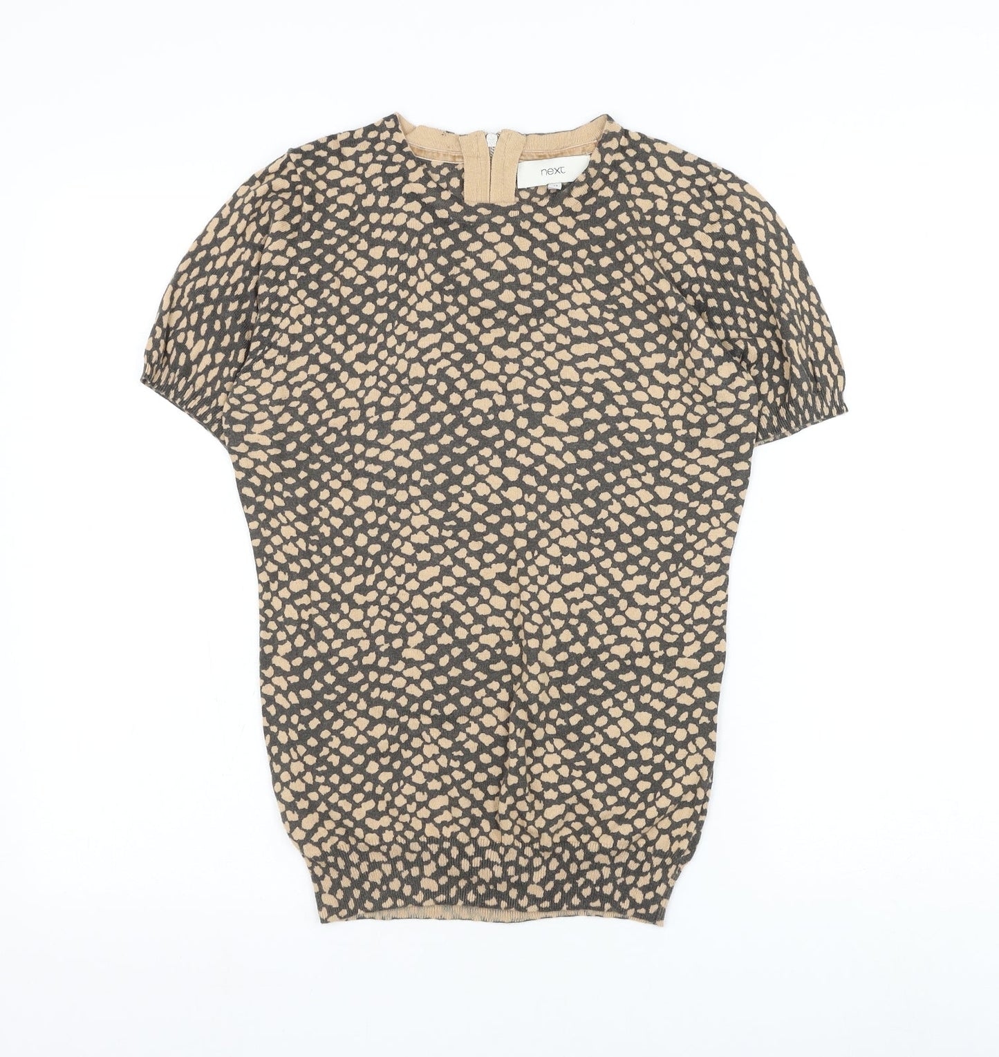 Womens UK Size 12 NEXT Brown Pullover Jumper