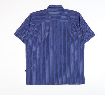Mens UK Size M Innocenti Blue  Button-Up Short Sleeve Casual Shirt
