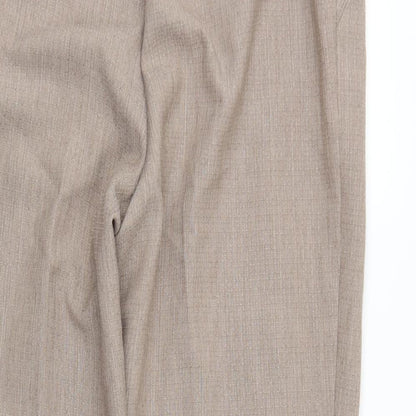 Womens UK Size 12 Marks and Spencer Regular Fit  Brown Trousers