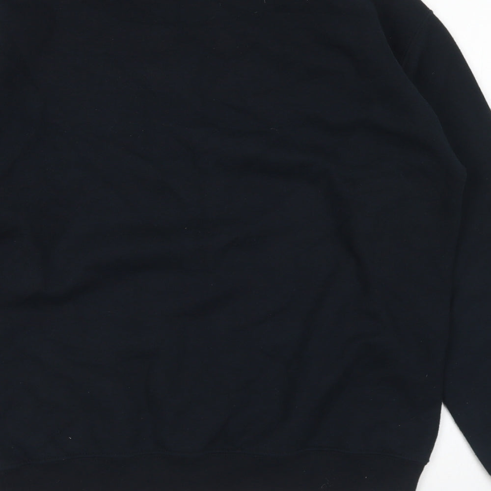 Gildan Womens Black Cotton Pullover Sweatshirt Size S Pullover - Bob Marley