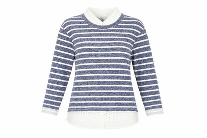 Womens UK Size 10 Per Una Blue Pullover Jumper