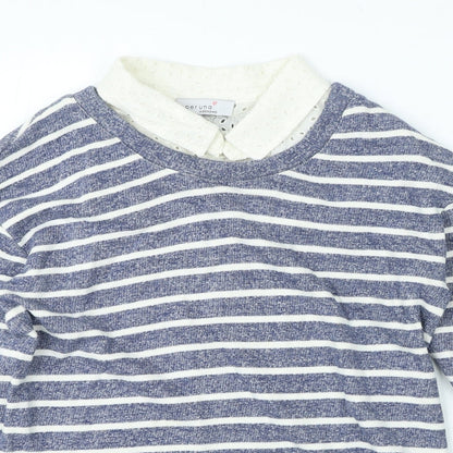 Womens UK Size 10 Per Una Blue Pullover Jumper