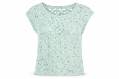 Womens UK Size S NEXT Green Basic T-Shirt
