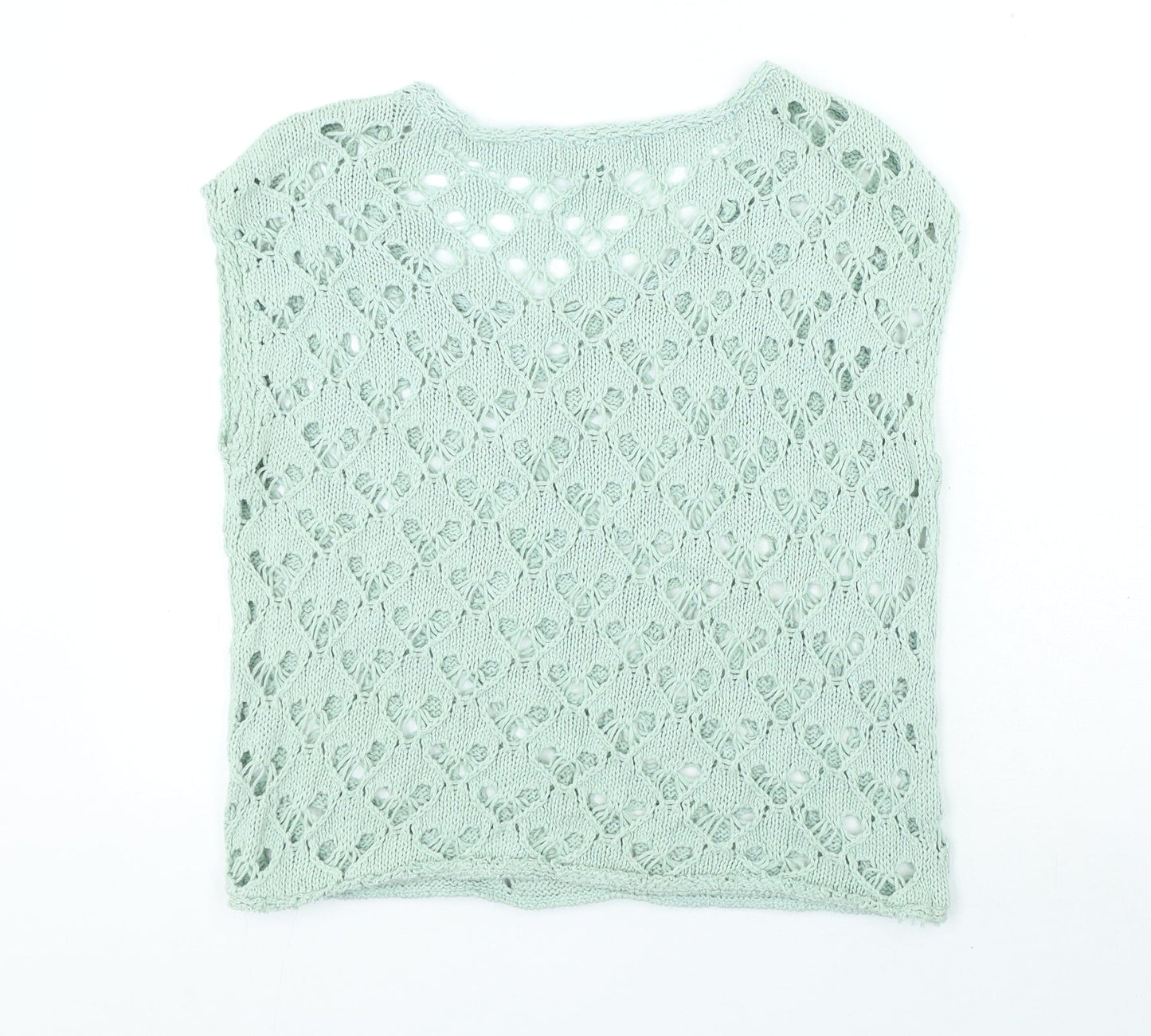 Womens UK Size S NEXT Green Basic T-Shirt