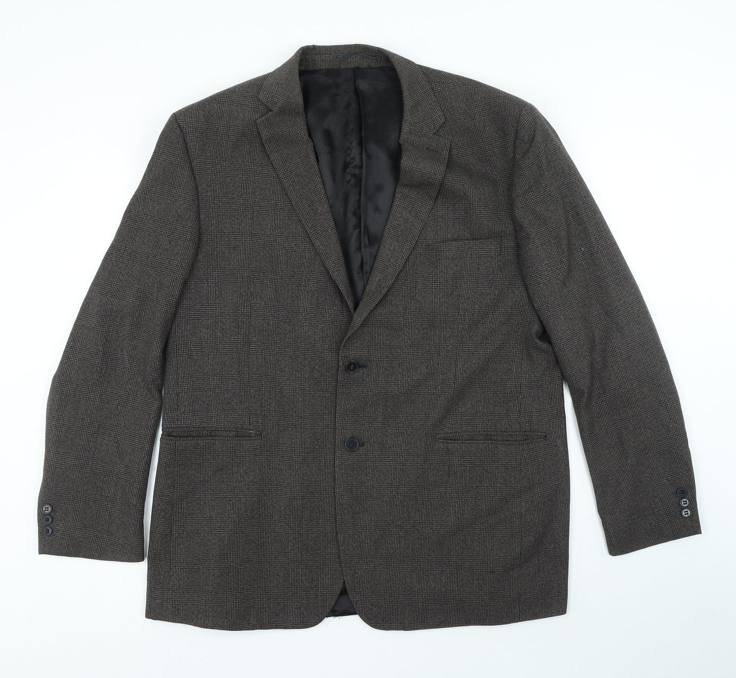 Mens UK Size 46 Karl Jackson Regular Brown Suit Jacket