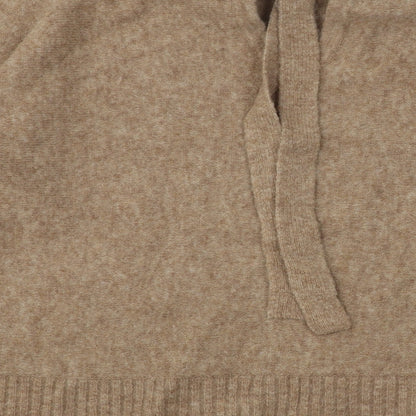 River Island Mens Beige Round Neck Acrylic Pullover Jumper Size S