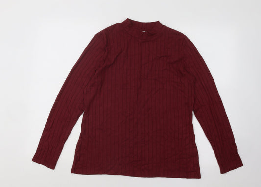 Womens UK Size 14 Papaya Purple Pullover Jumper