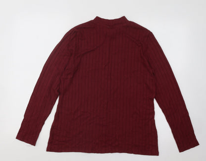Womens UK Size 14 Papaya Purple Pullover Jumper