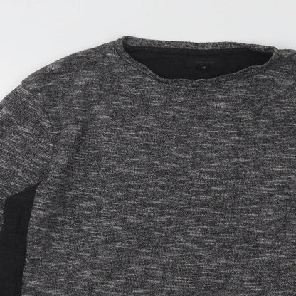 Womens UK Size S River Island Grey Pullover Jumper