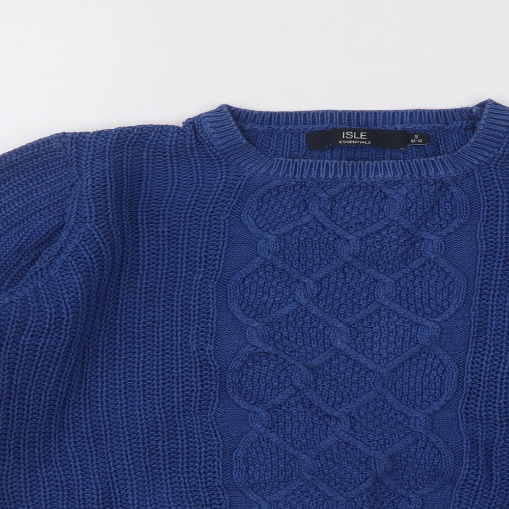 Womens UK Size 12 EWM Blue Pullover Jumper