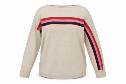 Womens UK Size S Oasis Beige Pullover Jumper