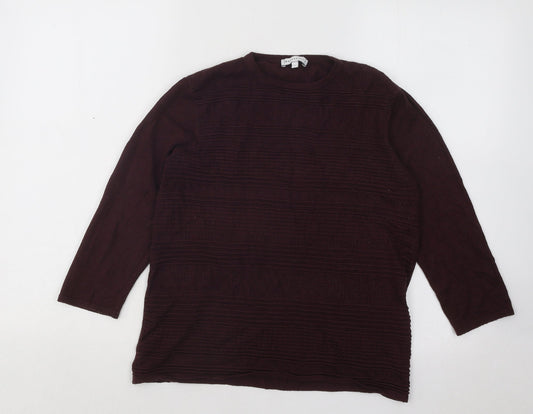 Womens UK Size 12 Warehouse Purple Pullover Jumper