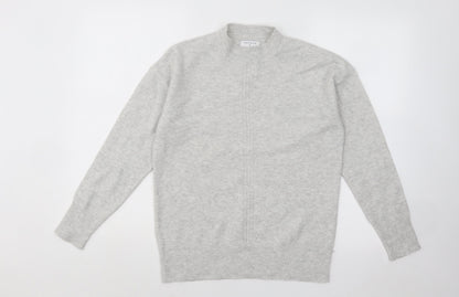 Womens UK Size S Papaya Grey Pullover Jumper