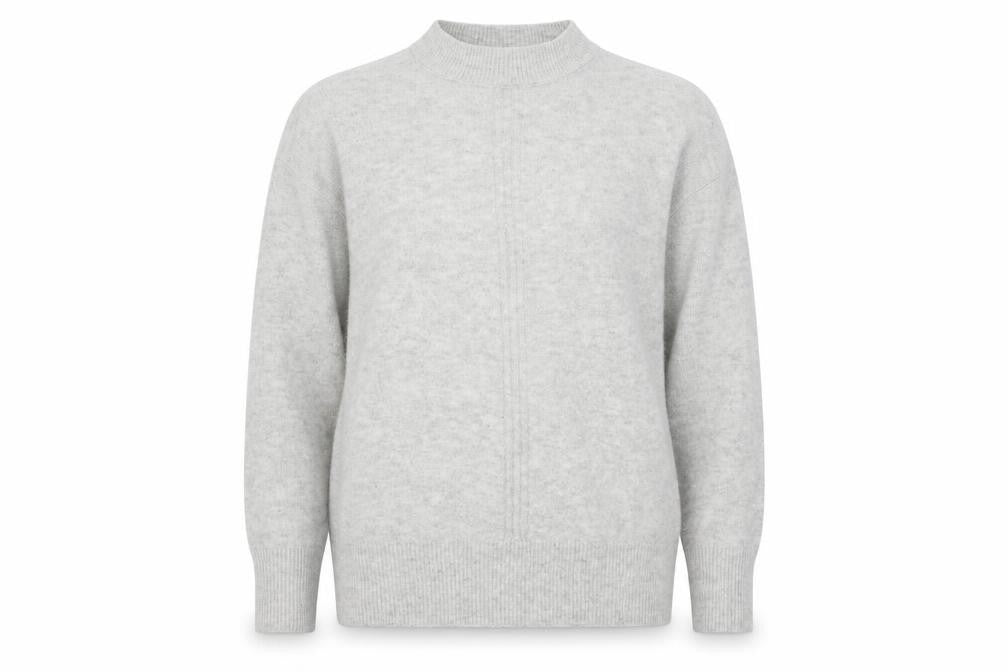 Womens UK Size S Papaya Grey Pullover Jumper