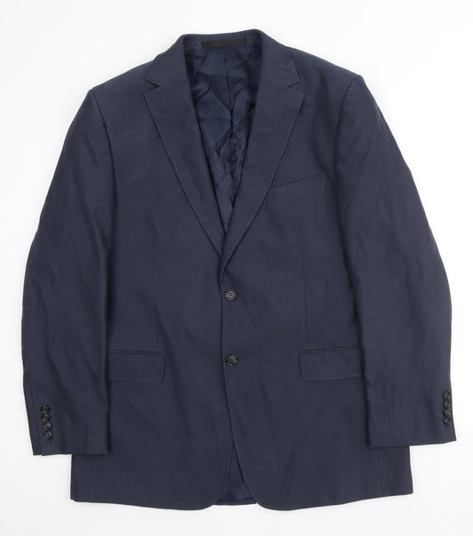 Mens UK Size M Marks and Spencer Regular Blue Suit Jacket
