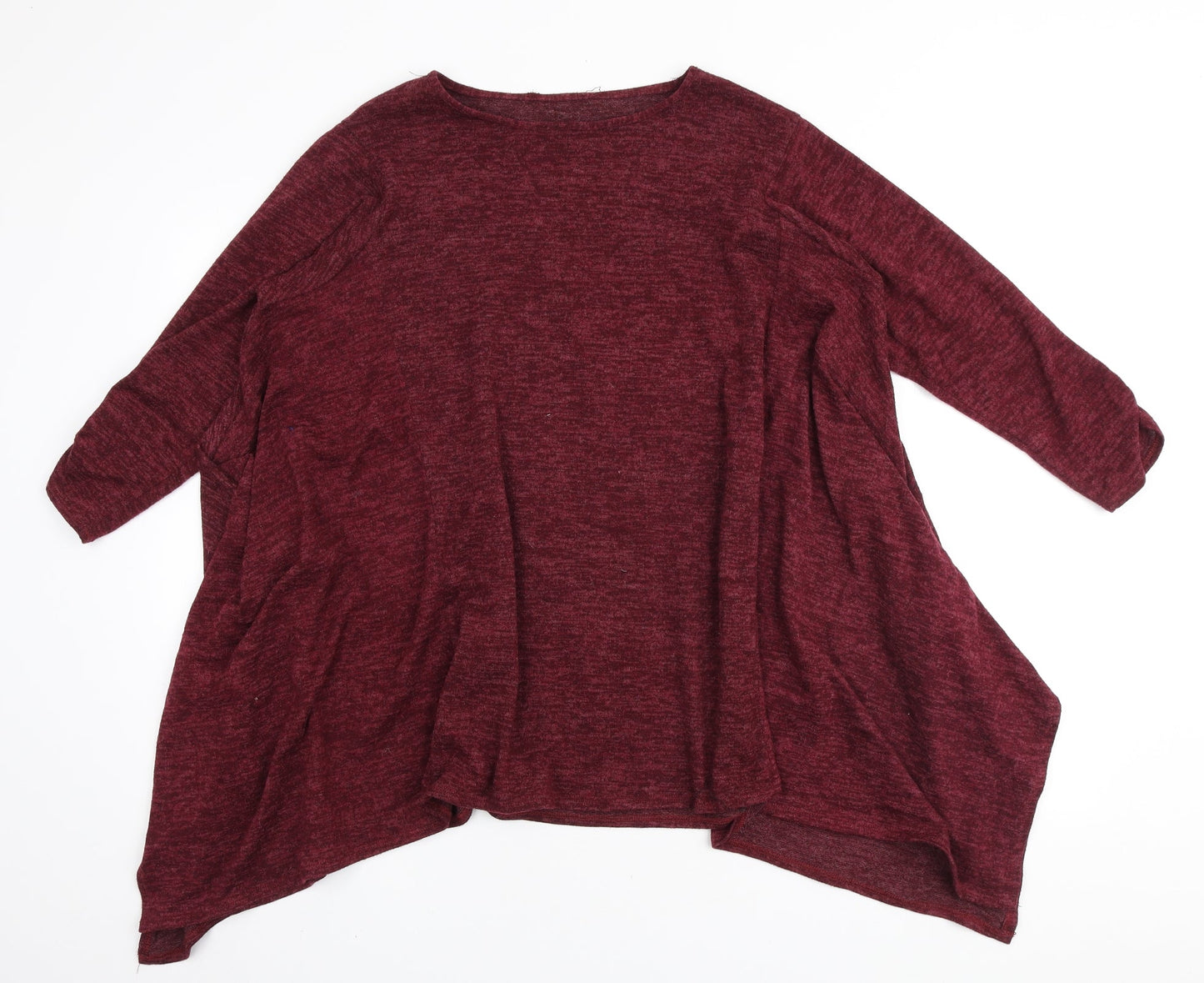 Womens UK Size M Preworn Red Pullover Jumper