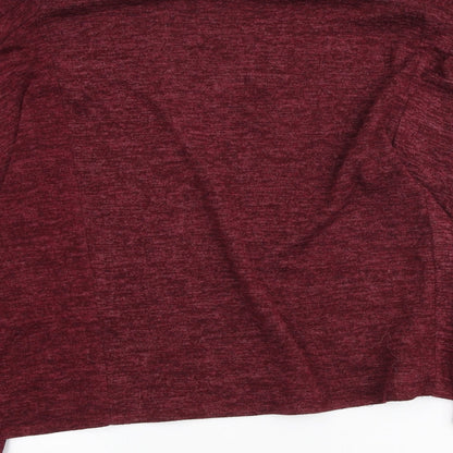 Womens UK Size M Preworn Red Pullover Jumper
